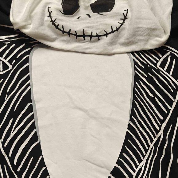 Disney's Nightmare Before Christmas Hooded Skull T-Shirt - XXL Juniors - Picture 2 of 6